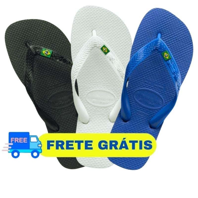 Kit 2 Pares De Chinelo Masculino Chinelo Branco Chinelo Preto Macio Confortável