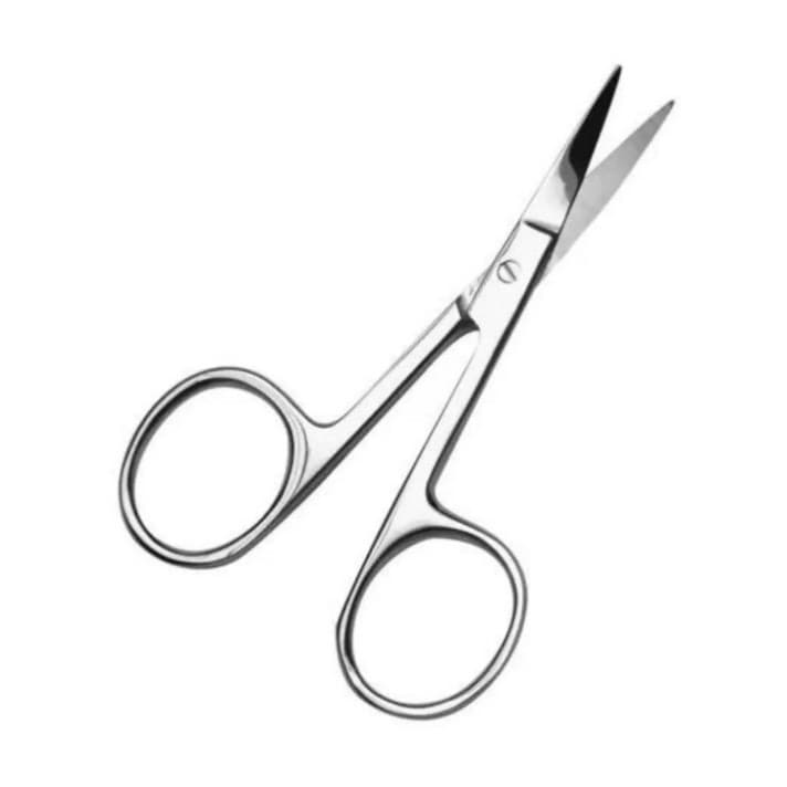 GGUAN Tesoura Tesourinha Cortar Unha Sobrancelha Cílios Cortador p/ Unhas bebes sem ponta