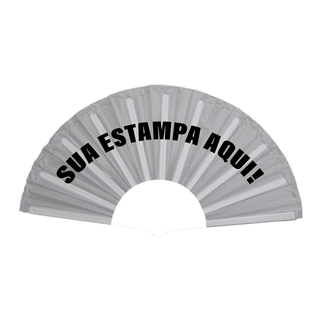 Leque personalizado com a Estampa enviada pelo cliente