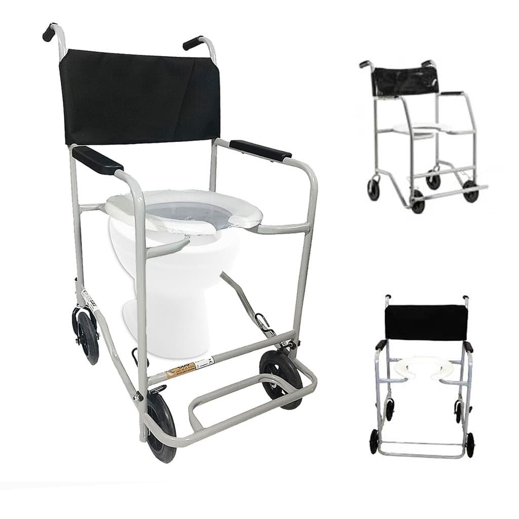 Cadeira De Rodas Higiênica Para Banho 85kg CDS 201