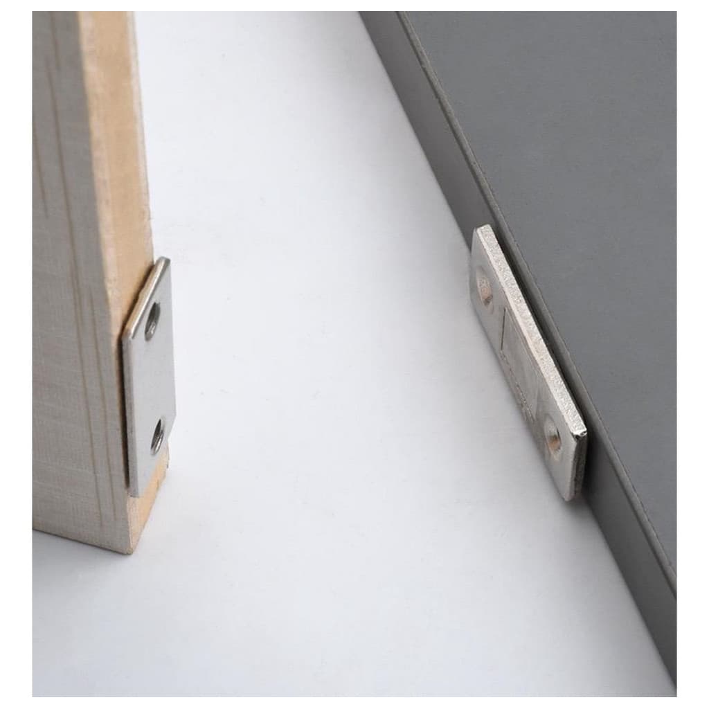 Kit 10 Chapa Trava Magnética Imãs Manter Porta Gaveta Armário