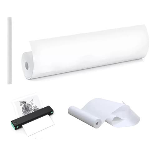 Kit 3 Bobinas Papel Térmico A4 Impressora Térmica Bluetooth