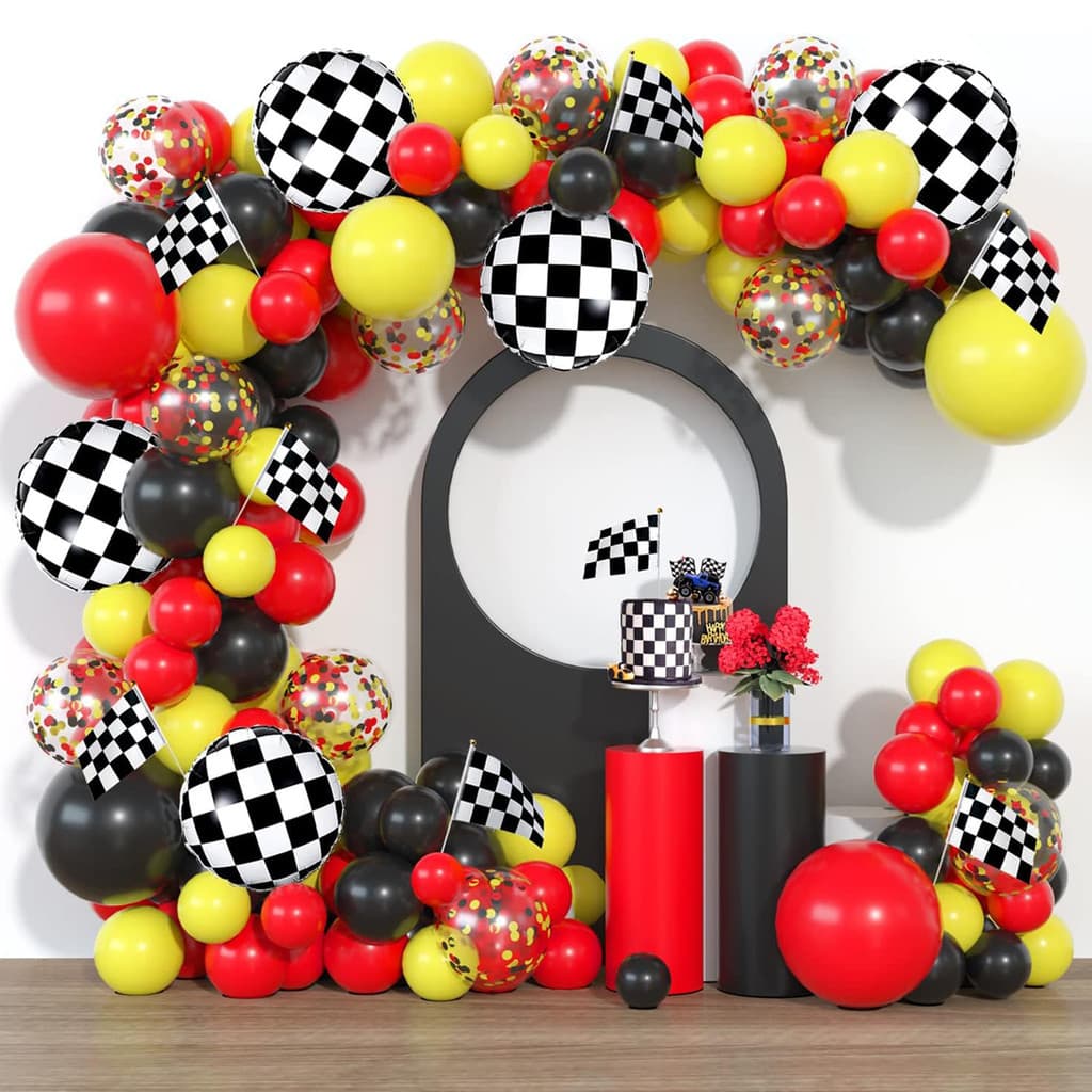 126 Peças Balões Kit Com Flores Para Decoração de Festa Banquetes M1088