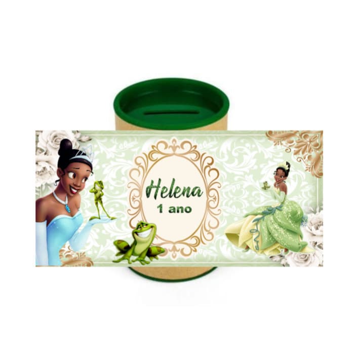 10 Cofrinhos Personalizado A Princesas e o Sapo