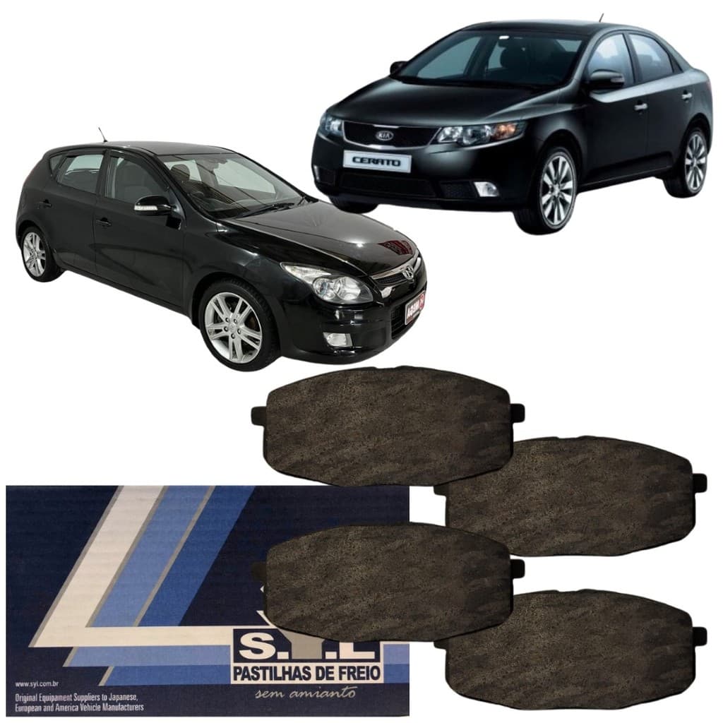 Pastilha De Freio Dianteiro S.y.l Hyundai I30 E Kia Cerato
