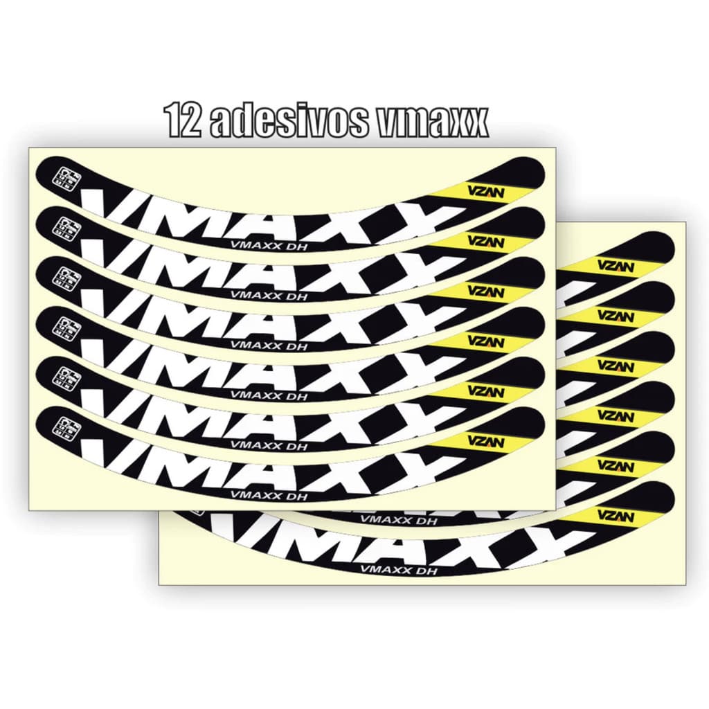 Adesivos Vmaxx 2023 Dh Aro 26 , 29 Mtb Bike Bicicleta