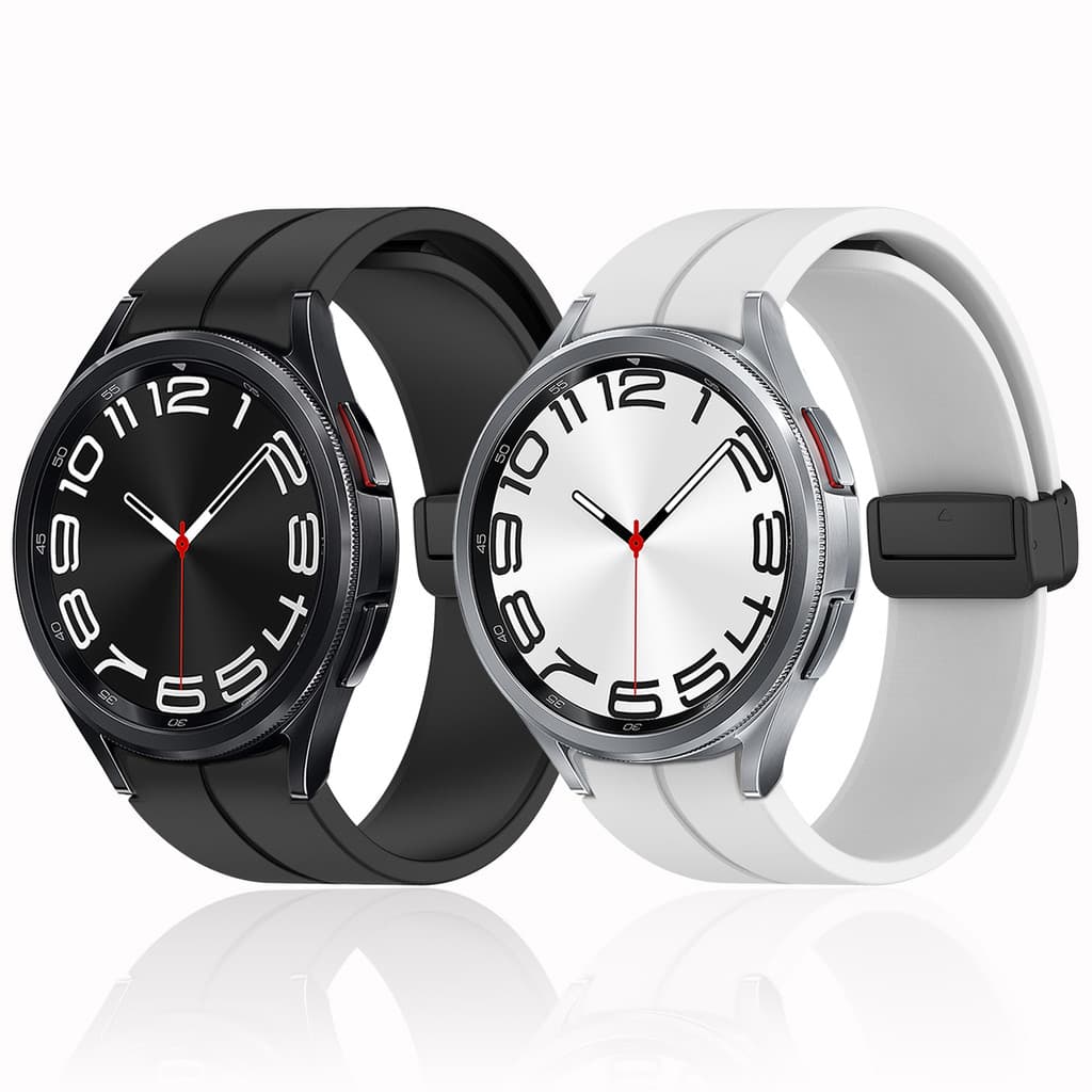 Pulseira magnética para Samsung Galaxy Watch FE 7 6 5 4 40mm 44mm Classic 46mm 47mm