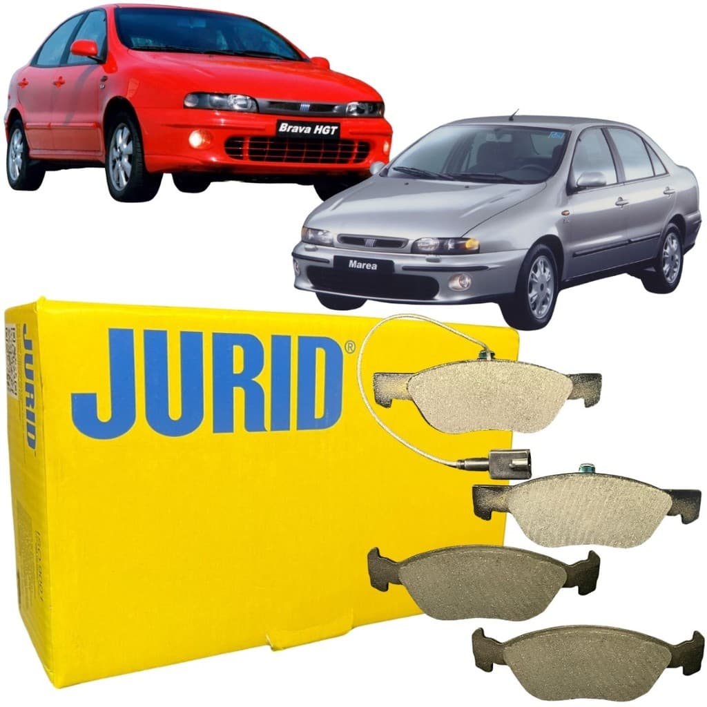Pastilha De Freio Dianteira Jurid Fiat Marea Brava 1.6 1.8