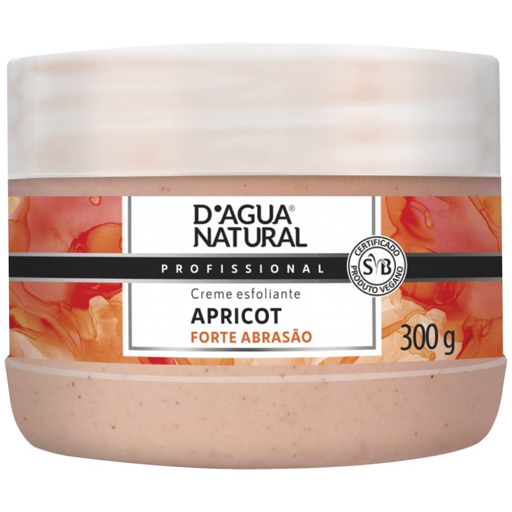 CREME ESFOLIANTE APRICOT FORTE ABRASÃO DÁGUA NATURAL