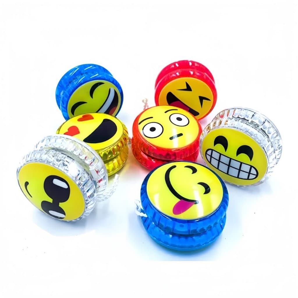 Brinquedo Infantil Ioio Yoyo Estampa Emoji/luz De Led WJ-152