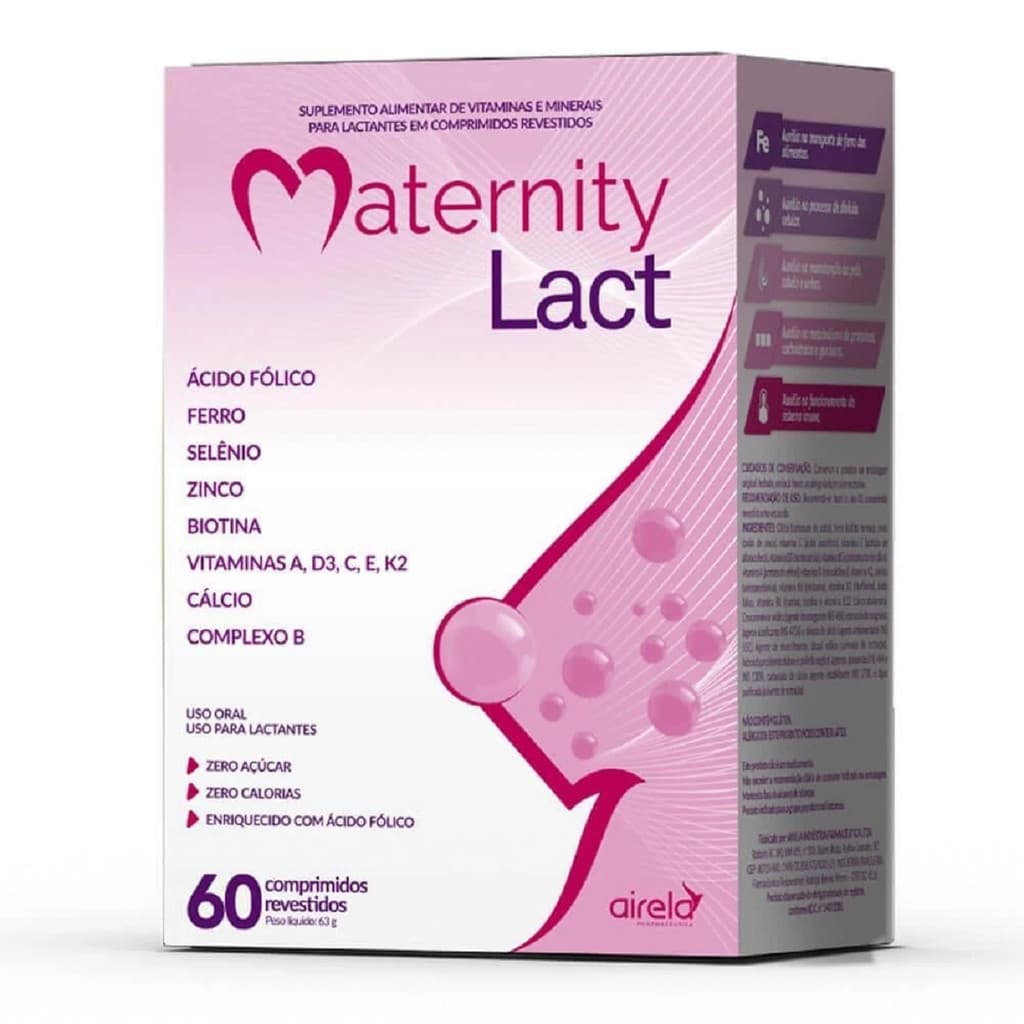 Maternity Lact Suplemento Com 60 Comprimidos
