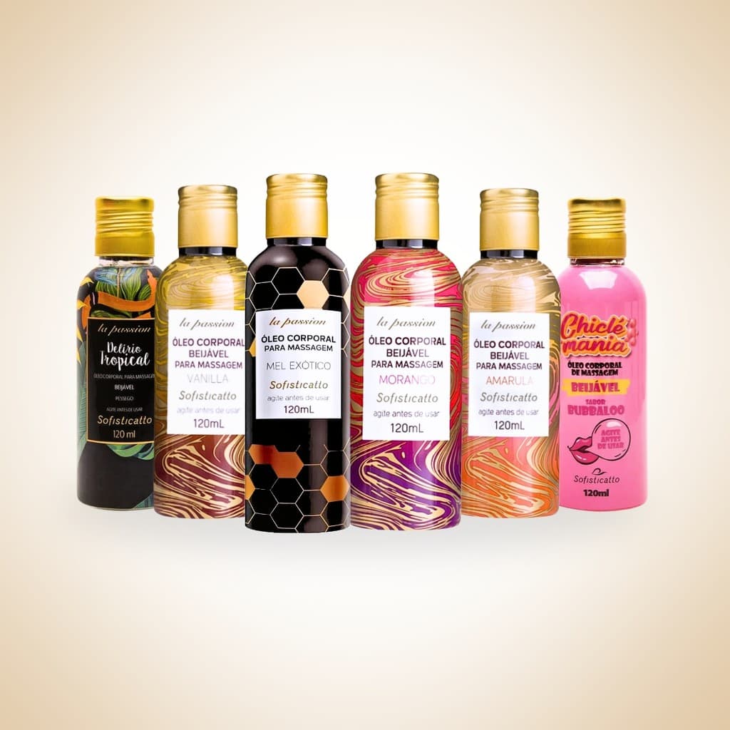 Óleo Corporal Beijavél Para Massagem Tântrica Lá Passion 120ml
