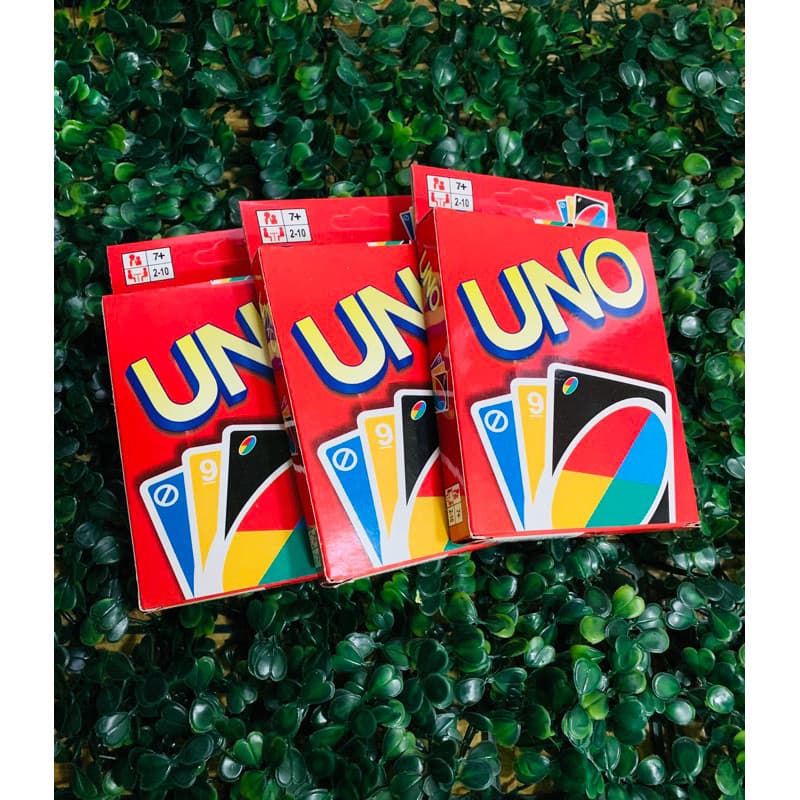 kit 1/2/3  Jogo de Cartas Baralho Uno uma caxinha 108 Cartas e Dominó