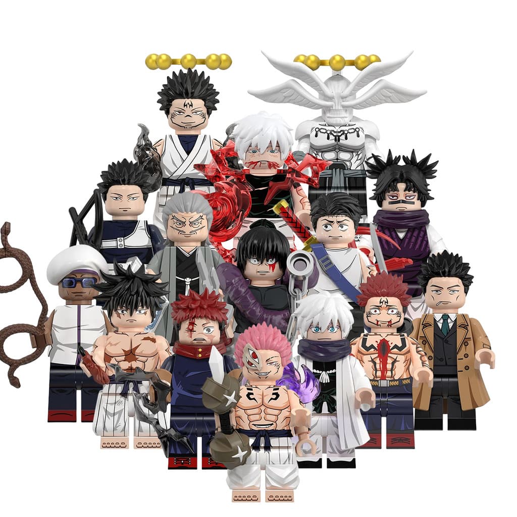 WM6200-WM6202 Series Anime Action Figure Brinquedos De Coleção De Blocos De Construção Para Crianças