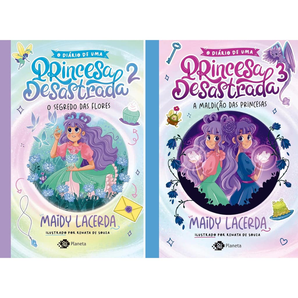 Kit Livros O Diário De Uma Princesa Desastrada Volume 2 E 3 - Maidy Lacerda