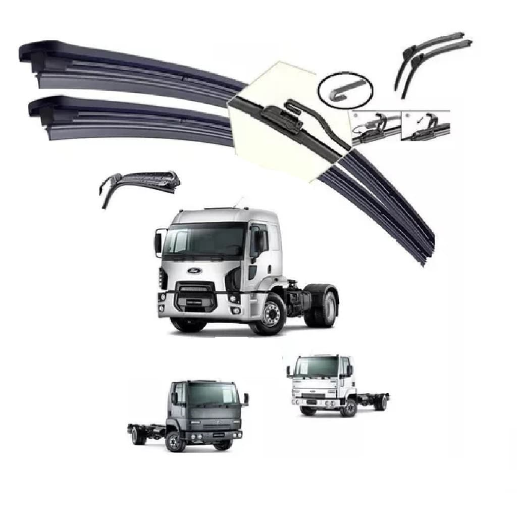 PAR PALHETA BORRACHA LIMPADOR PARABRISA FORD CARGO 2011 A 18