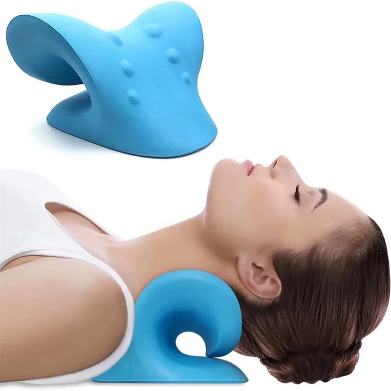 Travesseiro Ortopédico Massageador Cervical Auxílio Postura Relaxamento Intesivo Massagem Coluna Recommend