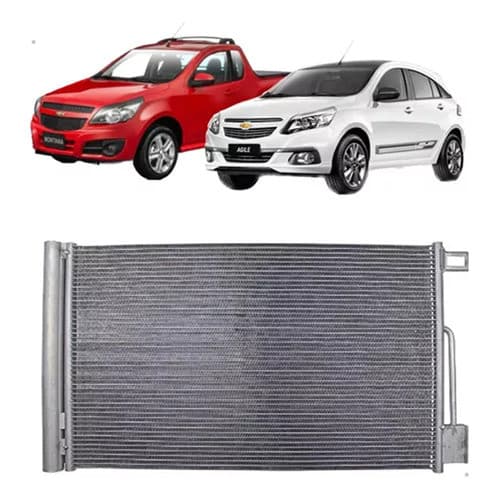 Condensador Ar Condicionado Agile Montana 2011 À 2016 Novo