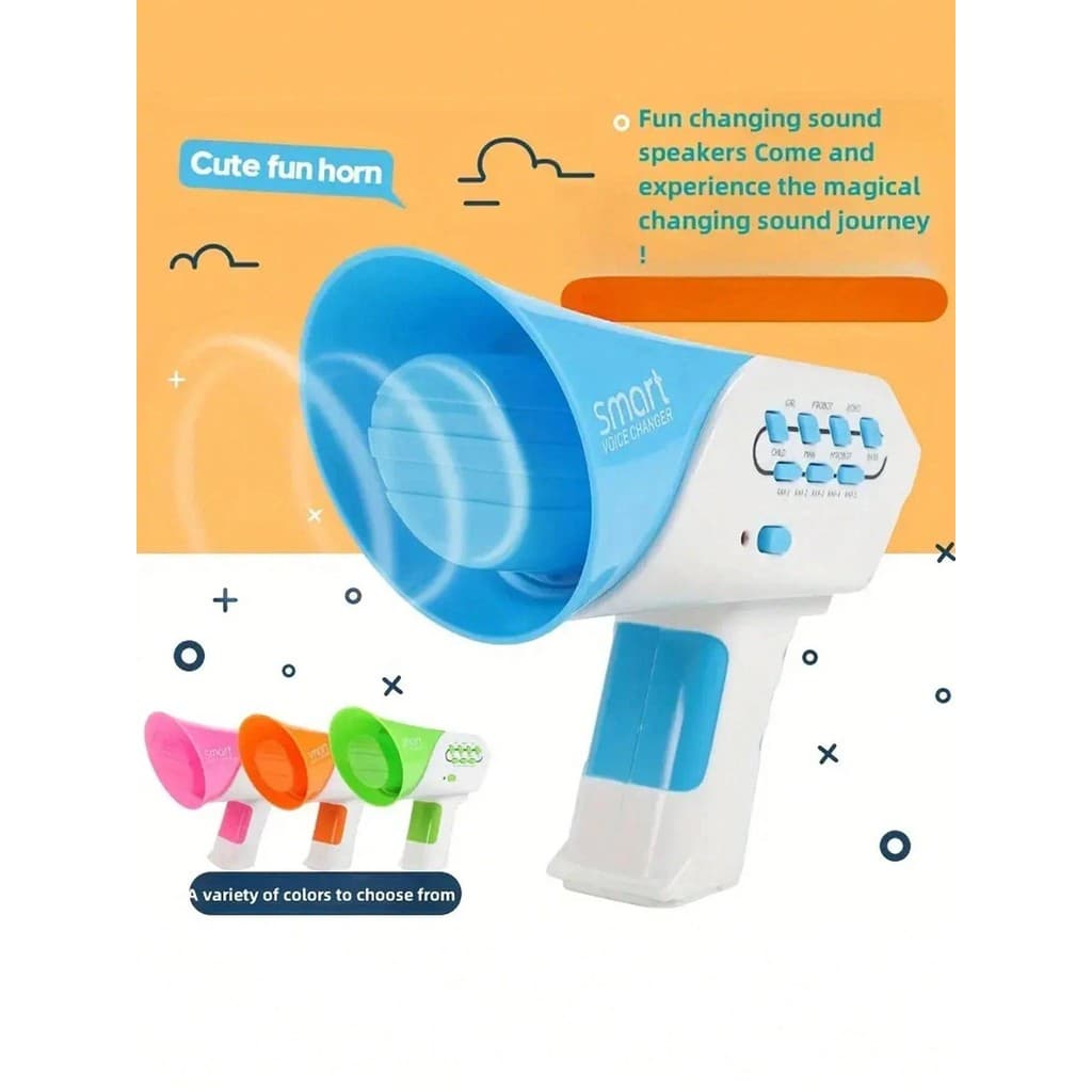 Crianças Trocador De Voz Alto-Falante Brinquedo Megafone Elétrico Roleplay Brincadeira Adereços Criança Presente Eletrôn