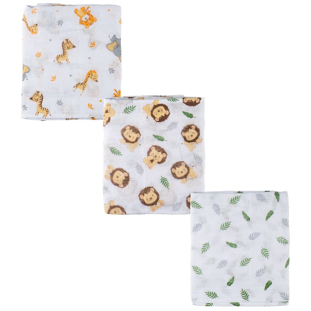 Toalha Fralda Luxo 70 cm x 1,07 m 3 Unidades Incomfral