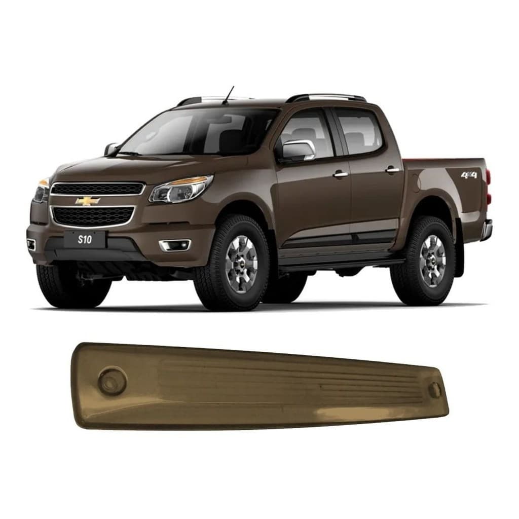 Lente Lanterna Luz Freio Teto Break Light S10 2012 Fumê