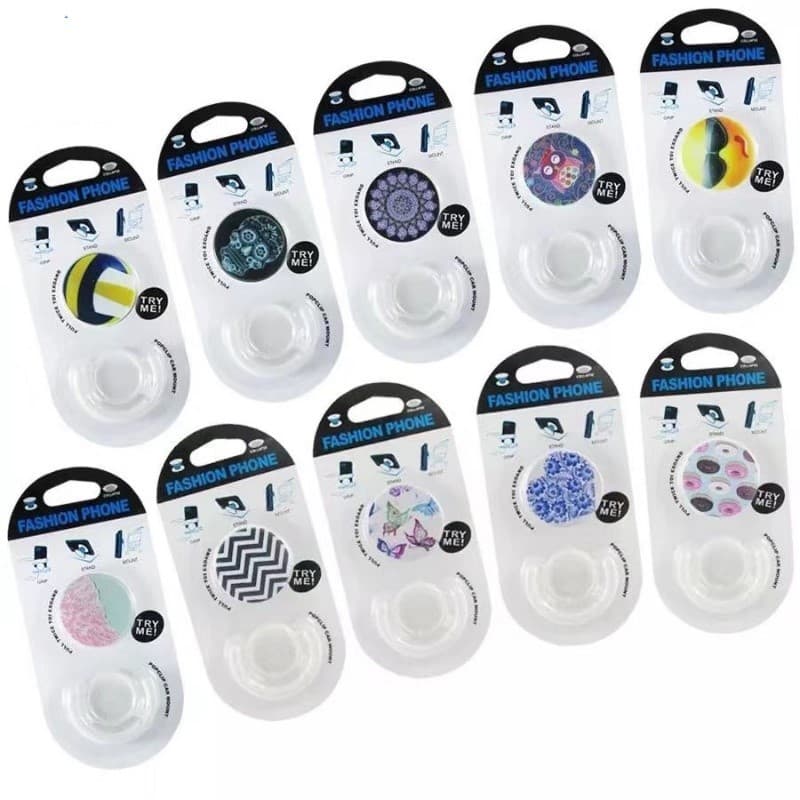 Kit Suporte Para Celular Pocket Socket Dedo Youtuber Vídeos Selfie