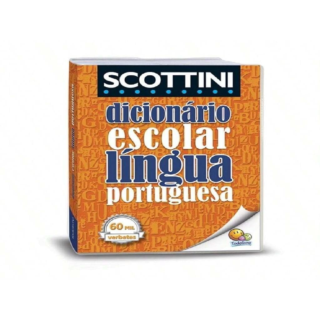 Scottini - Dicionário Língua Portuguesa - 60 mil verbetes (Capa Plástica)