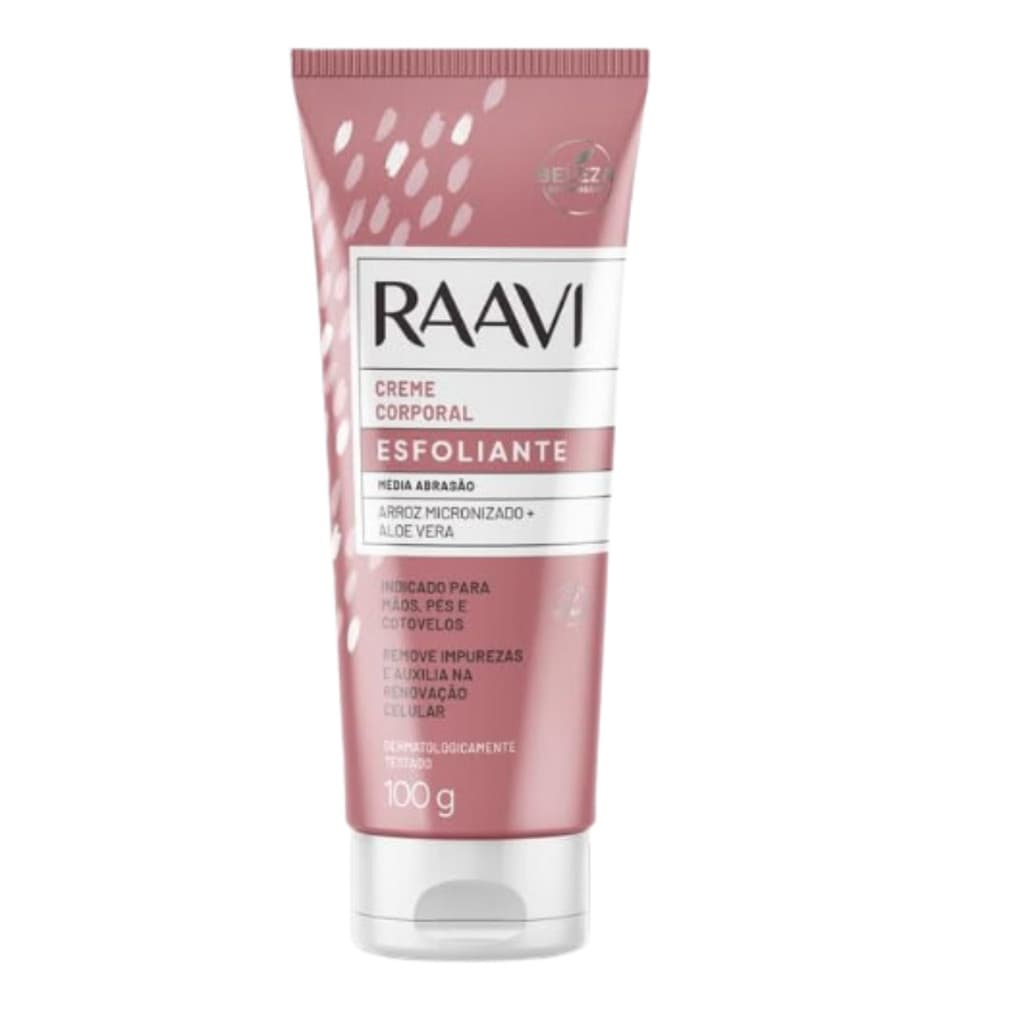 Creme Raavi Esfoliante Arroz Média Abrasão 100g