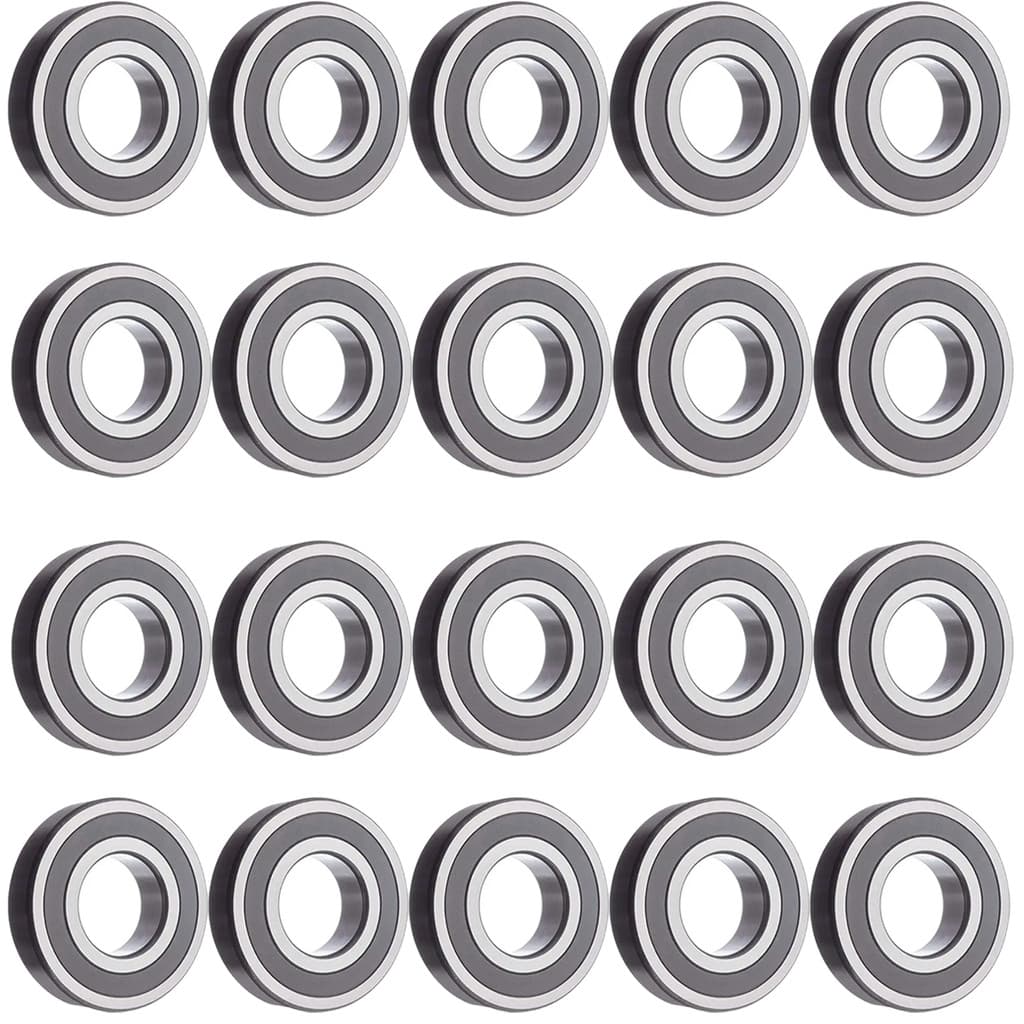 Kit 20 rolamento industrial 6301 2RS 37x12x12