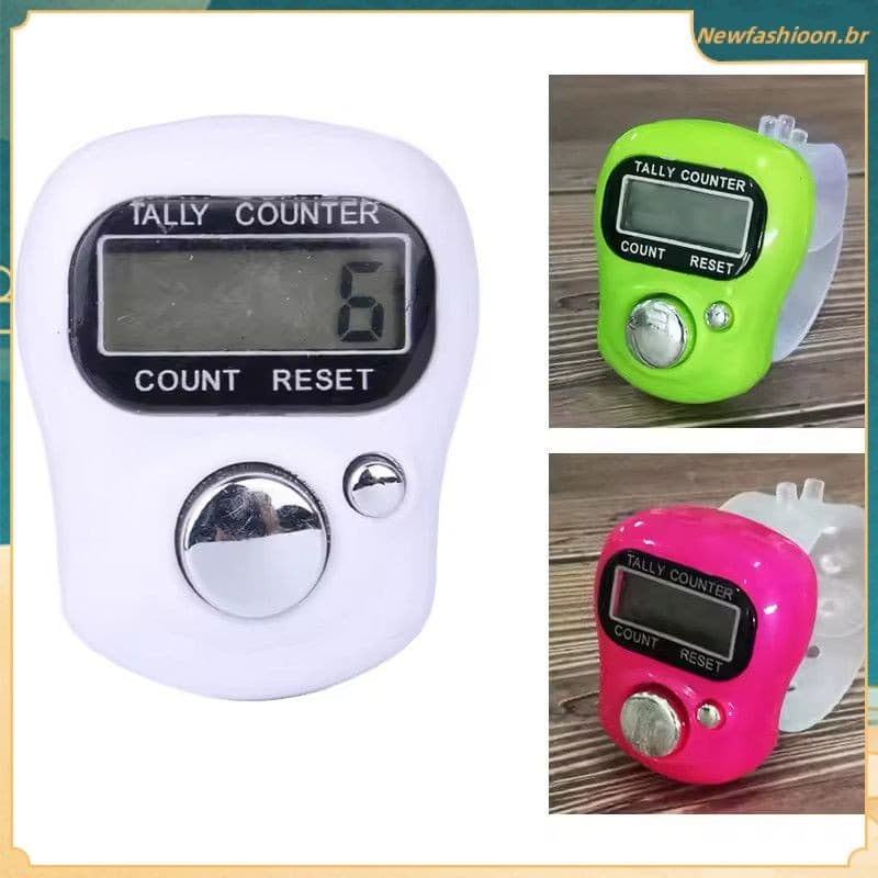 Mini Contador Digital Eletrônico LCD Para Costura Tricô Tecer Ferramenta Contagem De Números Chave