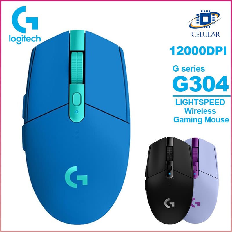 Logitech G304 Mouse sem fio 2.000DPI Delay Carden Design ergonômico Silenciaso