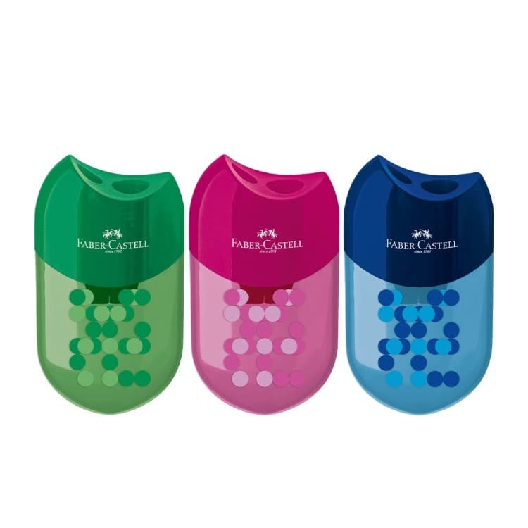 Apontador c/ Depósito Two Tone TWOTONEAPT FABER-CASTELL