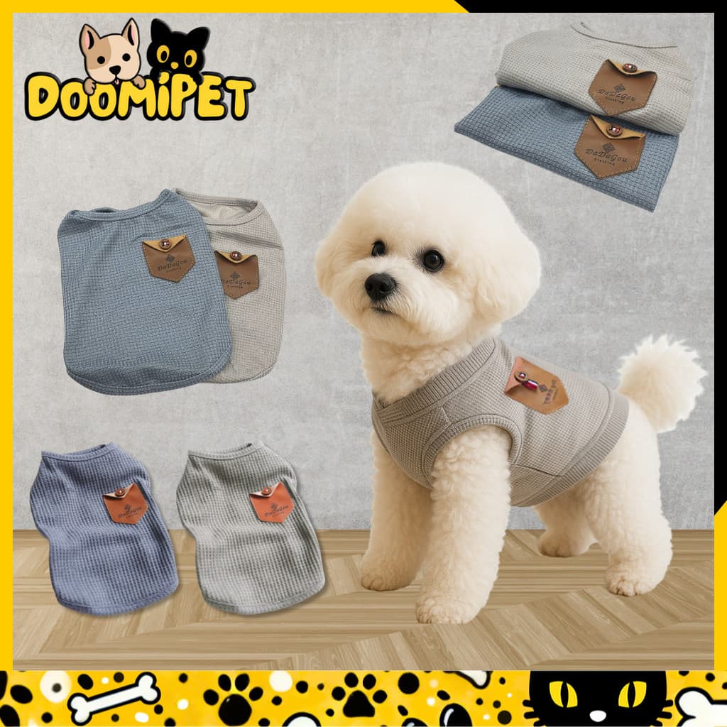 Colete Pet Leve Para Cães E Gatos | Roupa Primavera Para Raças Pequenas | Conforto E Estilo