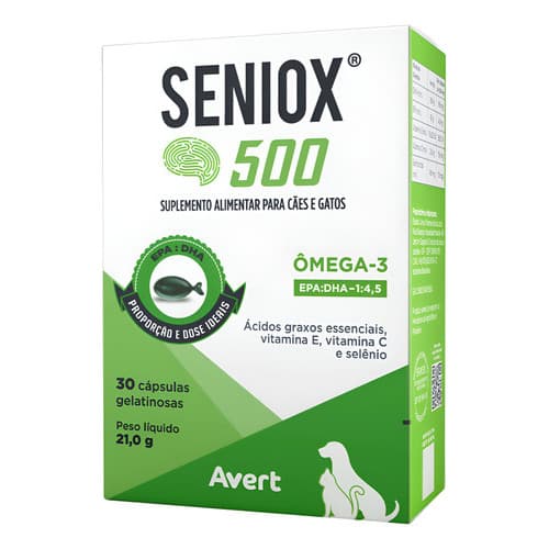 Seniox 500 30 Cápsulas Suplemento - Avert 
