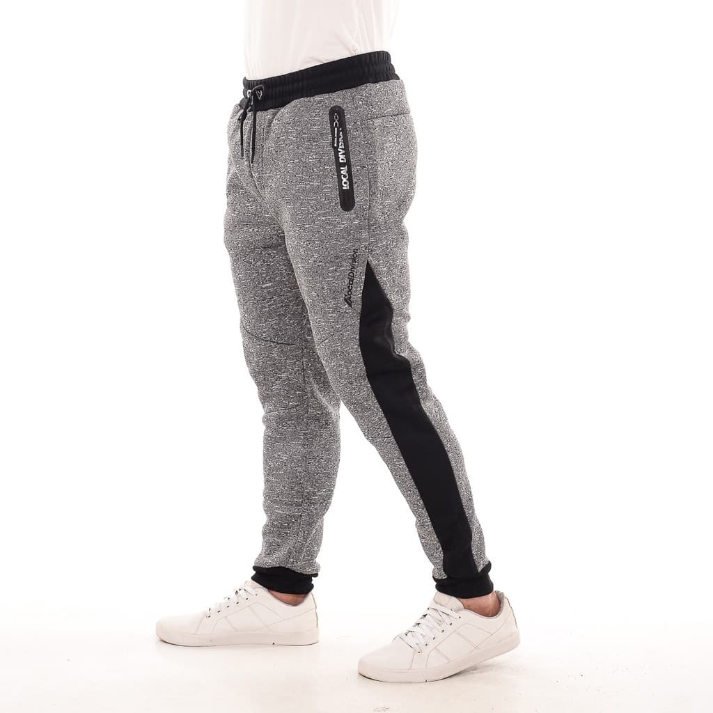 Calça Moletom Grossa Com Bolsos E Cordão No Cós