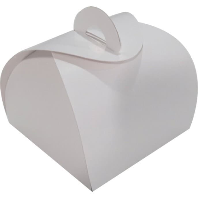 100 Peças - Embalagem para lembrancinhas / doces finos - Branco