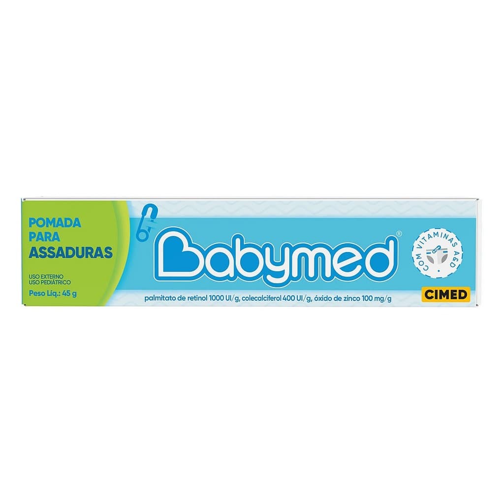Pomada Para Prevenção De Assaduras Babymed Azul 45g