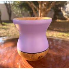 Cuia Bicolor Fosca Para Chimarrão em Madeira Diversas Cores