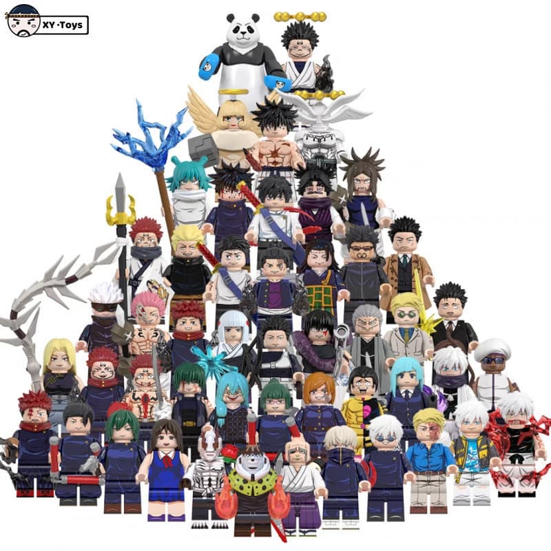 Menino brinquedo decoração de mesa presente de aniversário decoração japonesa blocos de construção Warlock