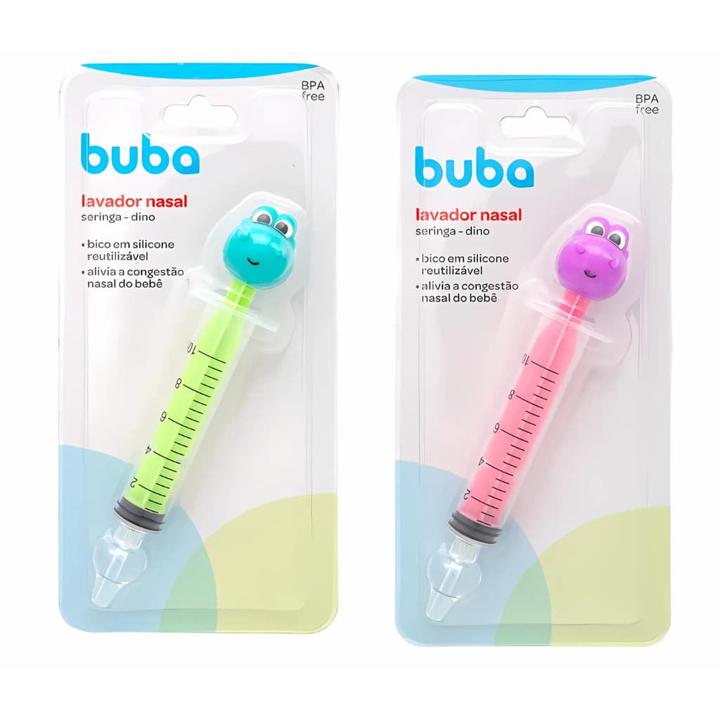 Lavador Nasal Buba Dino Bebê Infantil