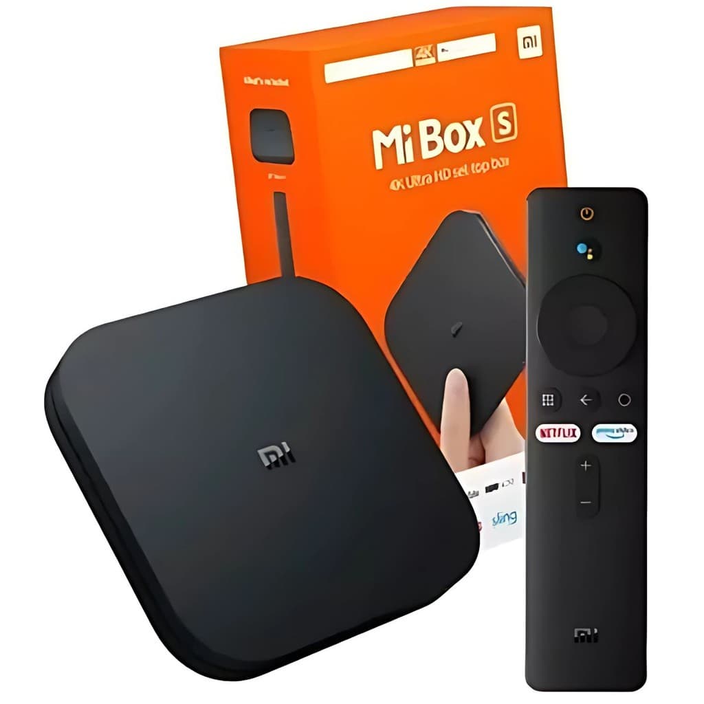 Xiaomi Mi Box S MDZ-28-AA 4K 8GB Preto 2GB RAM com Comando de Voz
