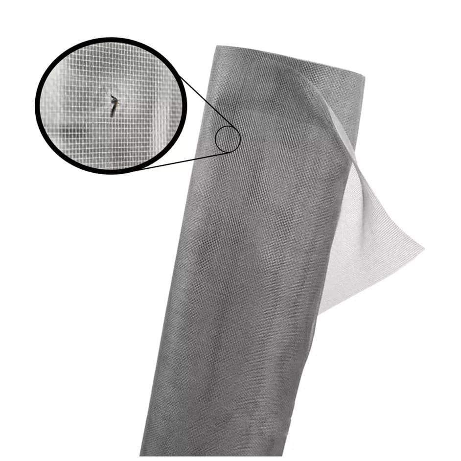 Tela Mosquiteira Polietileno Flex 1,20 X 5m Cinza Proteção