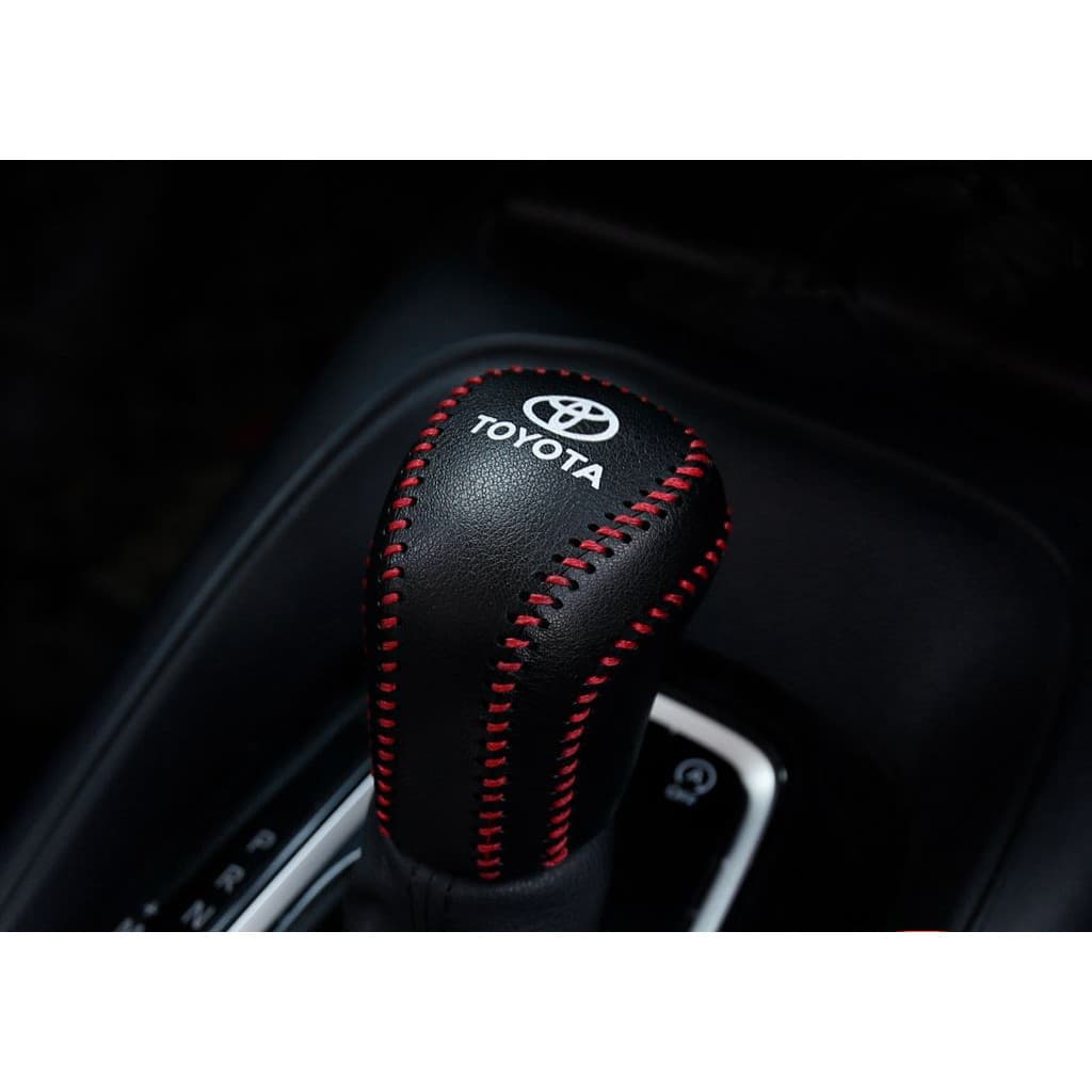 Toyota Corolla 19-24 Auto engrenagem alavanca capa engrenagem Shift cabeça protetora Mat Interior Guarnição de couro