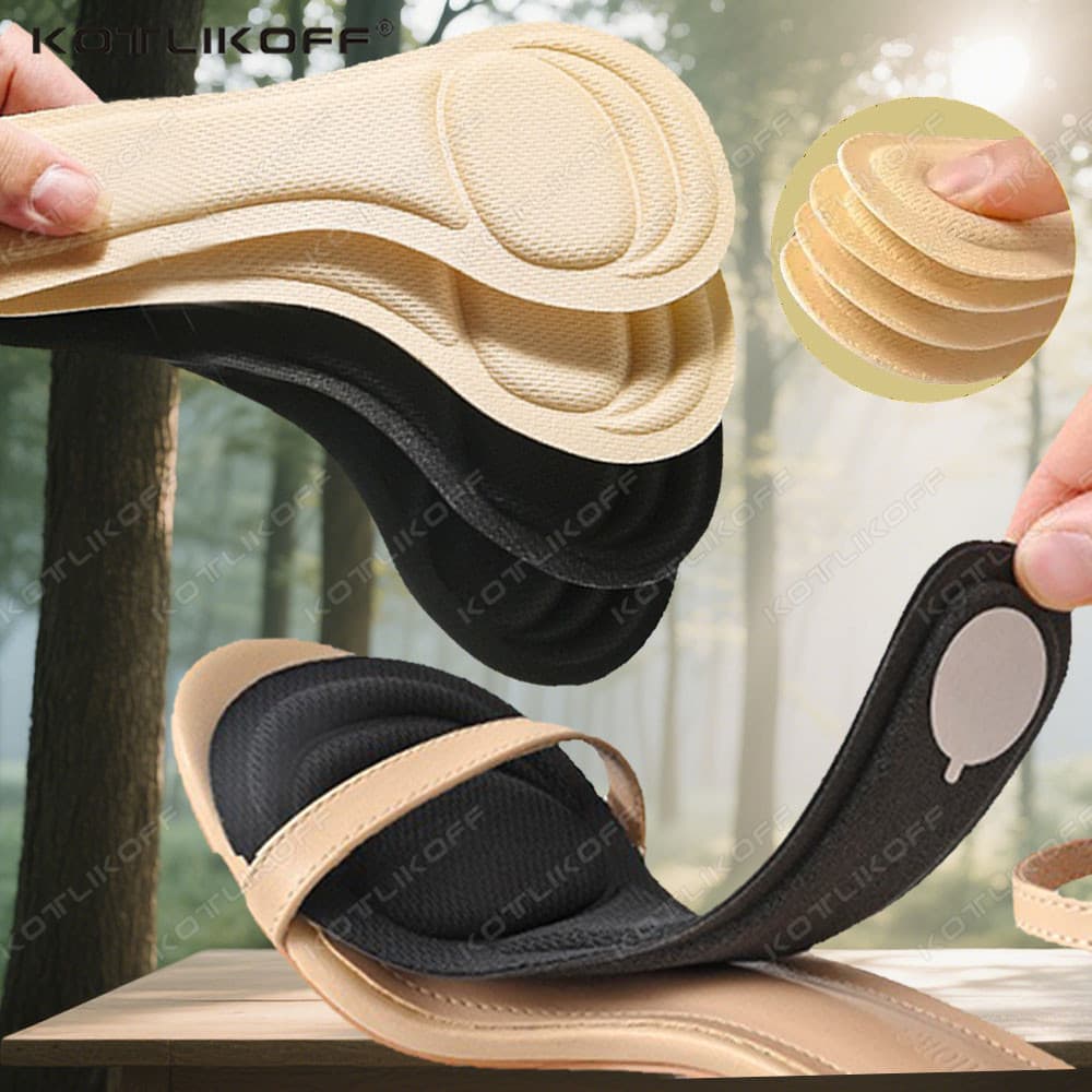 Palmilhas De Sandália Autoadesivas Para Mulheres , Salto Alto , Antiderrapante , Respirável , Absorvente De Suor , Espes