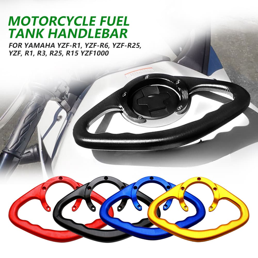 Para Yamaha YZF-R1 , R6 , MT-07 , XJ6 , R3 , R25 , R15 , YZF1000 , FZ6 Alça Do Passageiro Da Motocicleta Tanque De Combu