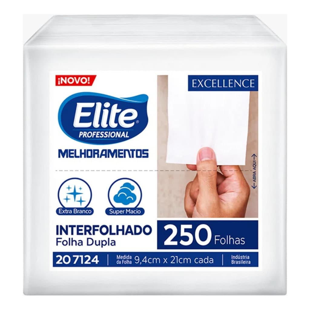 Papel Higiênico Interfolhado  250 Folhas Praticidade