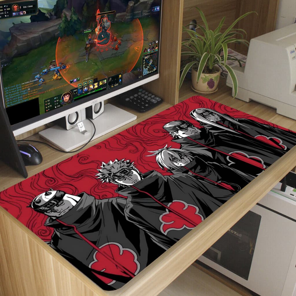 Mouse Pad Cla Anime Antiderrapante Diversas Estampas 70x35 cm