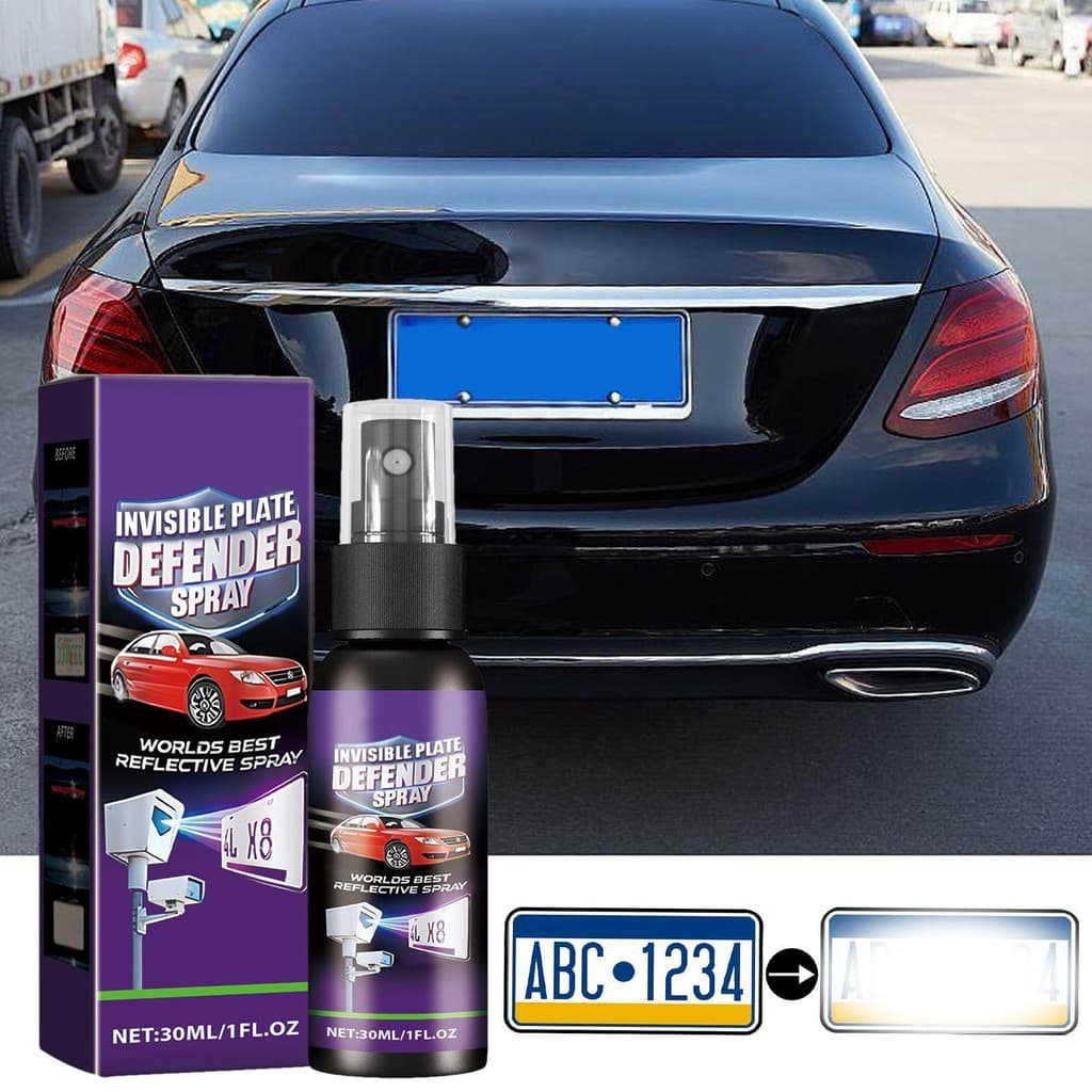 Spray De Placa De Carro Invisível , Duradouro , Eficaz , Licença , 30ml , teasobr