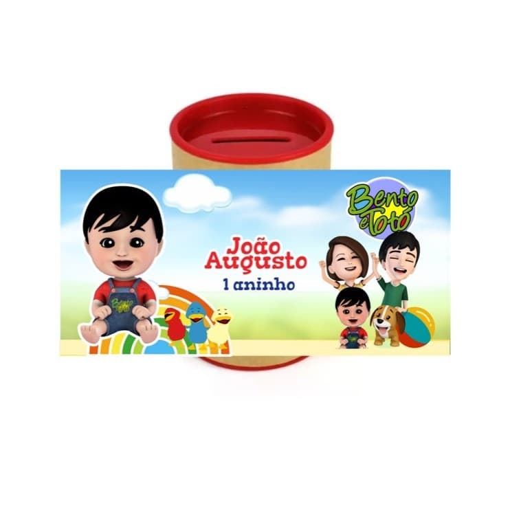 10 Cofrinhos Personalizados Festa Bento e Totó