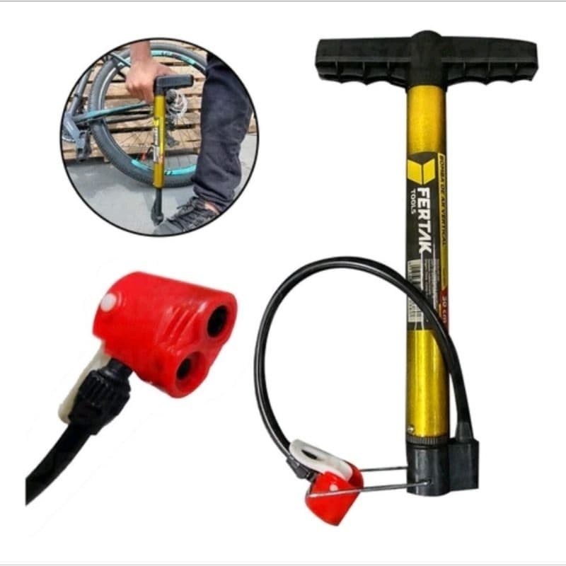 Bomba de ar Para encher pneu de bike bicicleta 30 cm